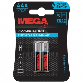 Батарейки ААА (2 штуки в упаковке)